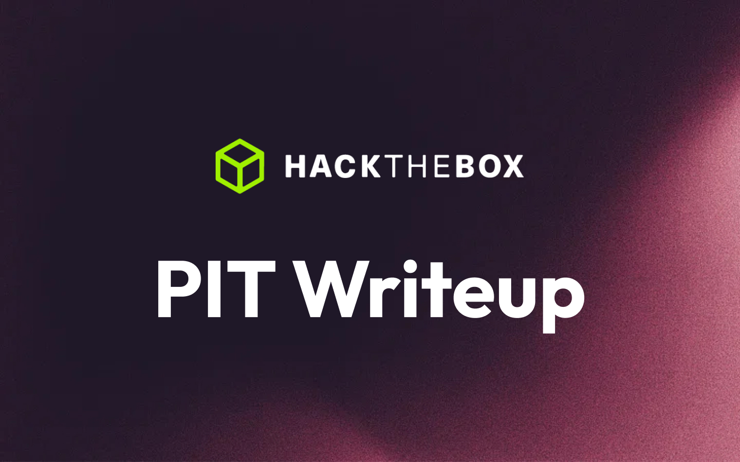Hackthebox PIT Writeup - Elliot Lindberg | Elliot Lindberg